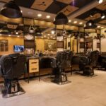 Barber Shop Konseptli Berber Tezgahı - kişiye özel berber mobilyası