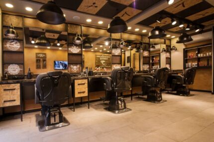 Barber Shop Konseptli Berber Tezgahı - kişiye özel berber mobilyası
